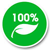  100% green (leaf, seal) 
