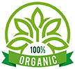  100% ORGANIC (etiqueta, stock) 