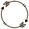  2-arrows circle (PI-PHI re-bag) 