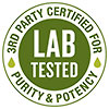 3RD PARTY CERTIFIED FOR PURITY & POTENCY 