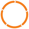  5 arrows wheel (orange) 