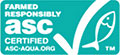  FARMED RESPONSIBLY asc CERTIFIED ASC / aqua.org 
      - Aquaculture Stewardship Council (US) 