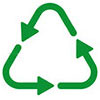  backward recycling (3 green arrows) 