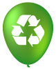  balloon recycle sign (icon) 