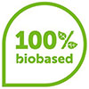  100% biobased content 