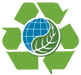  blue-green globe recycling 