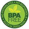  BPA FREE - NON-TOXIC PLASTIC - NO PHTHALATES - NO BISPHENOL-A 