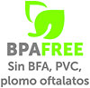  BPA FREE Sin BFA, PVC, plomo oftalatos 