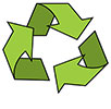  cartoon recycle arrows 