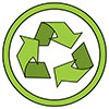  recycle sign (cartoon style) 