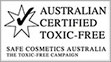  Australian Certified Toxin-Free (Safe Cosmetics, AU) 