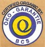  CERTIFIED ORGANIC BY: OEKO-GARANTIE BCS 