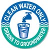  CLEAN WATER ONLY - DRAINS TO GROUNDWATER 