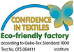  Confidence in Textiles Eco-friendly factory 