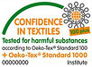  Confidence in Textiles 100 plus Oeko-Tex Standard 1000 