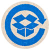  corrugated recycles imprint (blue) 