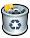  recycle bin - computer icon 
