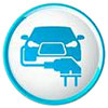 electric car (blue icon) 