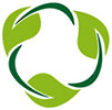  garden recykling (3 leaves, MNN symbol) 