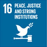  Global Goals - 16. peace, justice and strong institutions 