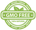  GMO FREE 100% NATURAL ORGANIC (srock stamp) 
