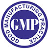  GMP - Good Manufacturing Practice (logo, blue) 