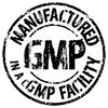  GMP MANUFACTURED in a cGMP FACILITY (stamp) 