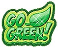  Go Green! (sew-on badge-like anim-gif snapshot) 