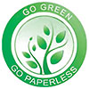  GO GREEN - GO PAPERLESS 