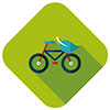  green cycling (road sign) 