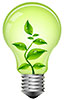  green energy light bulb 