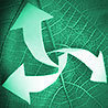  green recycling (paper arrows) 