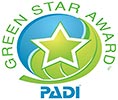  GREEN STAR AWARD (PADI, diverdaily.com, US) 