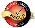  HACCP SYSTEMY JAKOŚCI GHP GMP 