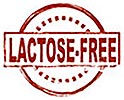  LACTOSE-FREE (stock stamp) 