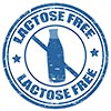  LACTOSE FREE (blue stamp) 
