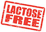  LACTOSE FREE (red plate) 