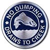  NO DUMPING - DRAINS TO CREEK (US) 