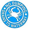  NO DUMPING - DRAINS TO WATERWAY (US) 