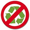  NO recycling 