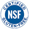  NSF CERTIFIED GLUTEN-FREE 