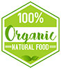  100% Organic NATURAL FOOD (stock) 