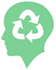  persona cabeza reciclaje (ES) 