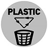  PLASTIC recycling (grey, GR) 