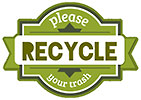  please RECYCLE your trash (promo) 