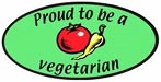  Proud to be a vegetarian 