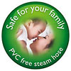  Safe for your family PVC-free steam hose 