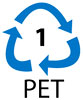  recycling 01 PET (3 blue arrows) 