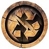  recycle logo (drzeworyt sztorcowy) 