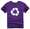  recycling sign on t-shirt 